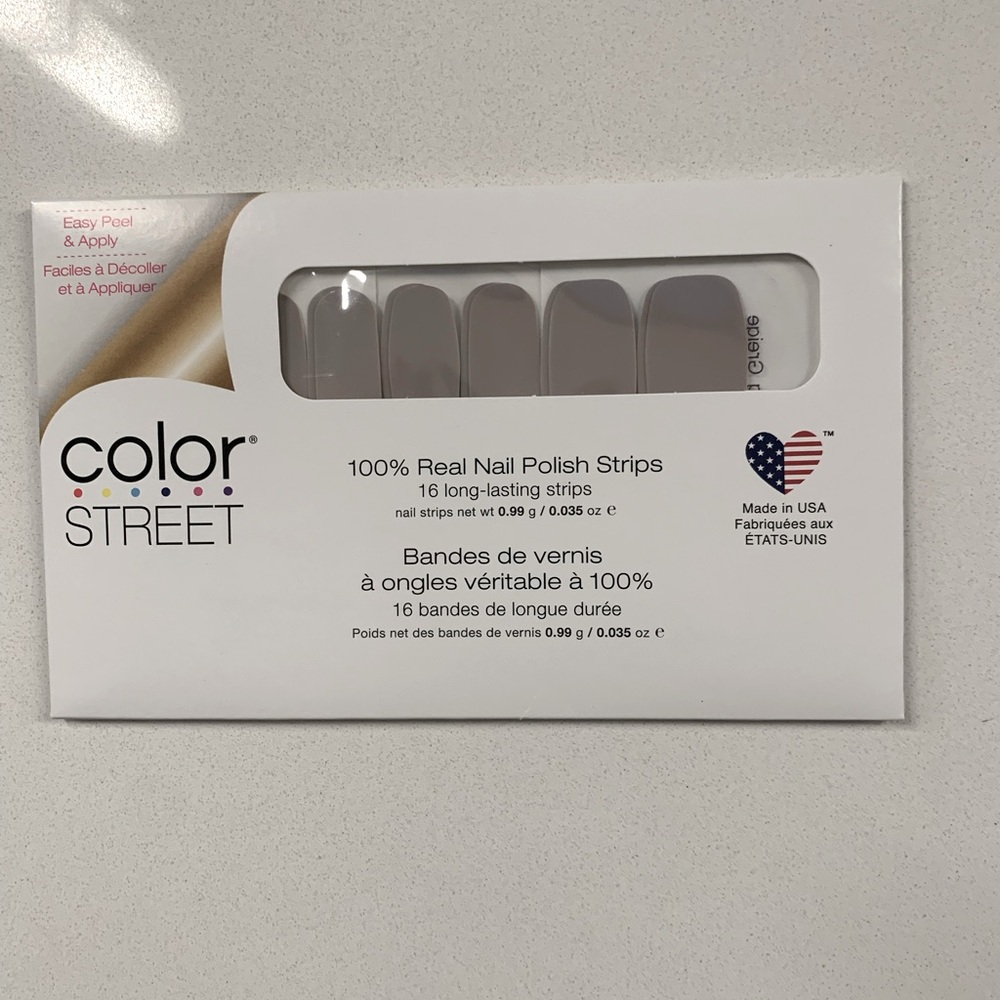3/$10 NWOT Color Street Nail Polish Strips - Amazing Griege! Fab neutral. Easy!
